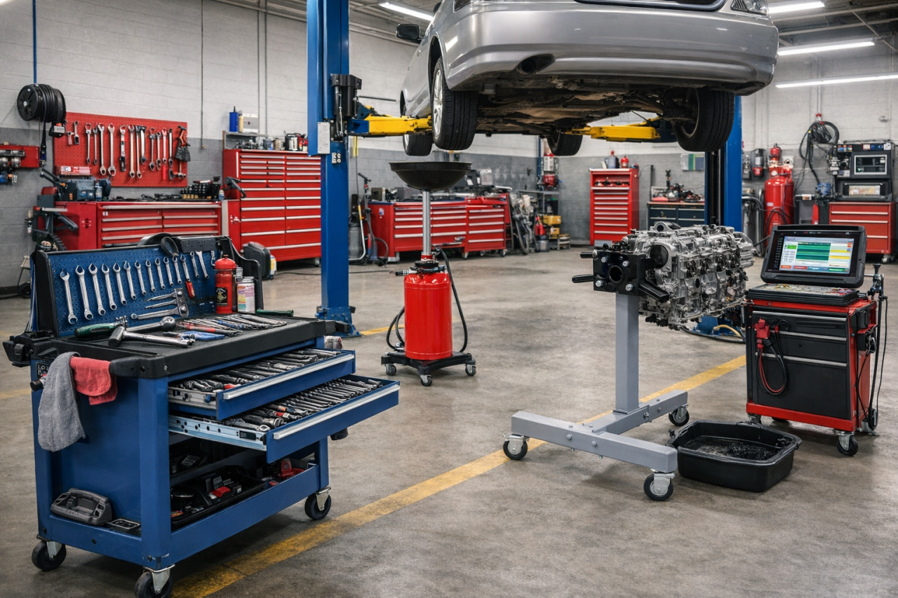 Profesyonel Bir Oto Tamirhanesinde Olması Gereken Temel Ekipmanlar