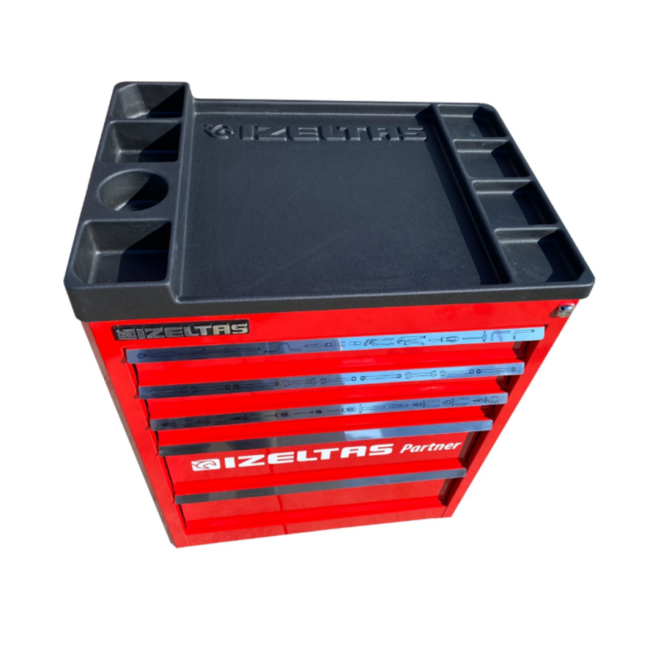 İzeltaş Partner Serisi Takım Dolabı 5 Çekmeceli - Dolu (118 Parça)