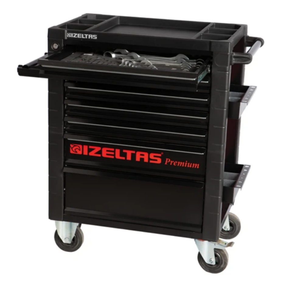 İzeltaş Premium Serisi Takım Dolabı 7 Çekmeceli - Dolu (250 Parça)