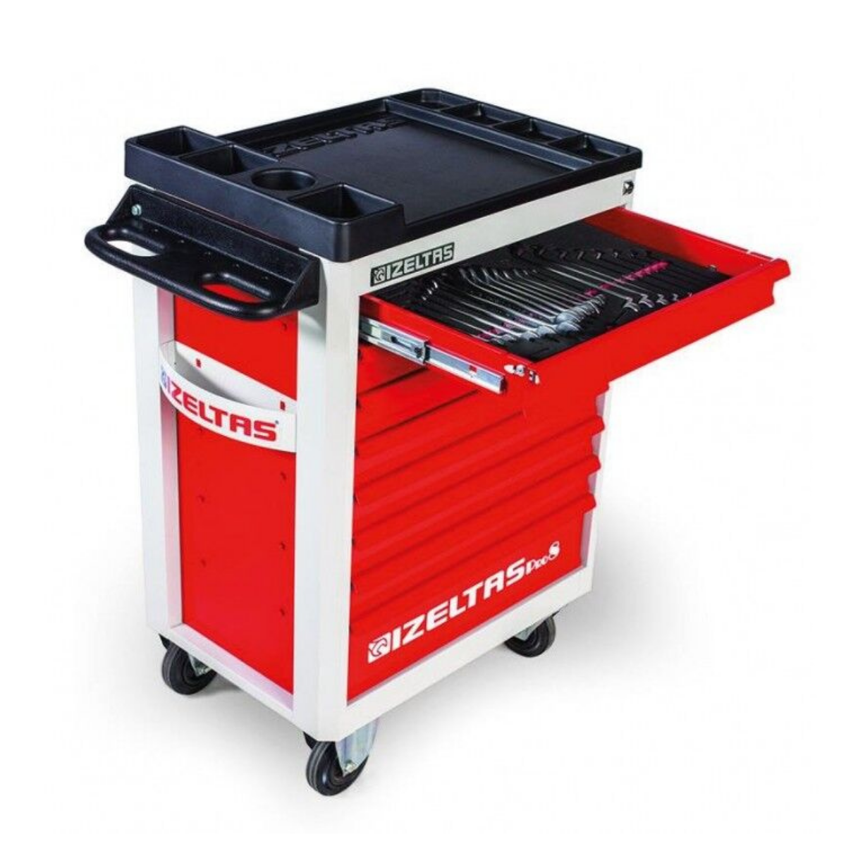 İzeltaş Pro Serisi Takım Dolabı 8 Çekmeceli - Dolu (206 Parça)