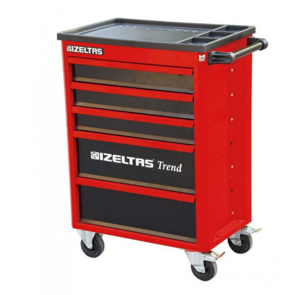 İzeltaş Trend Serisi Takım Dolabı 5 Çekmeceli - Dolu (96 Parça)