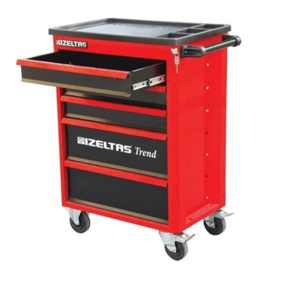 İzeltaş Trend Serisi Takım Dolabı 5 Çekmeceli - Dolu (96 Parça)