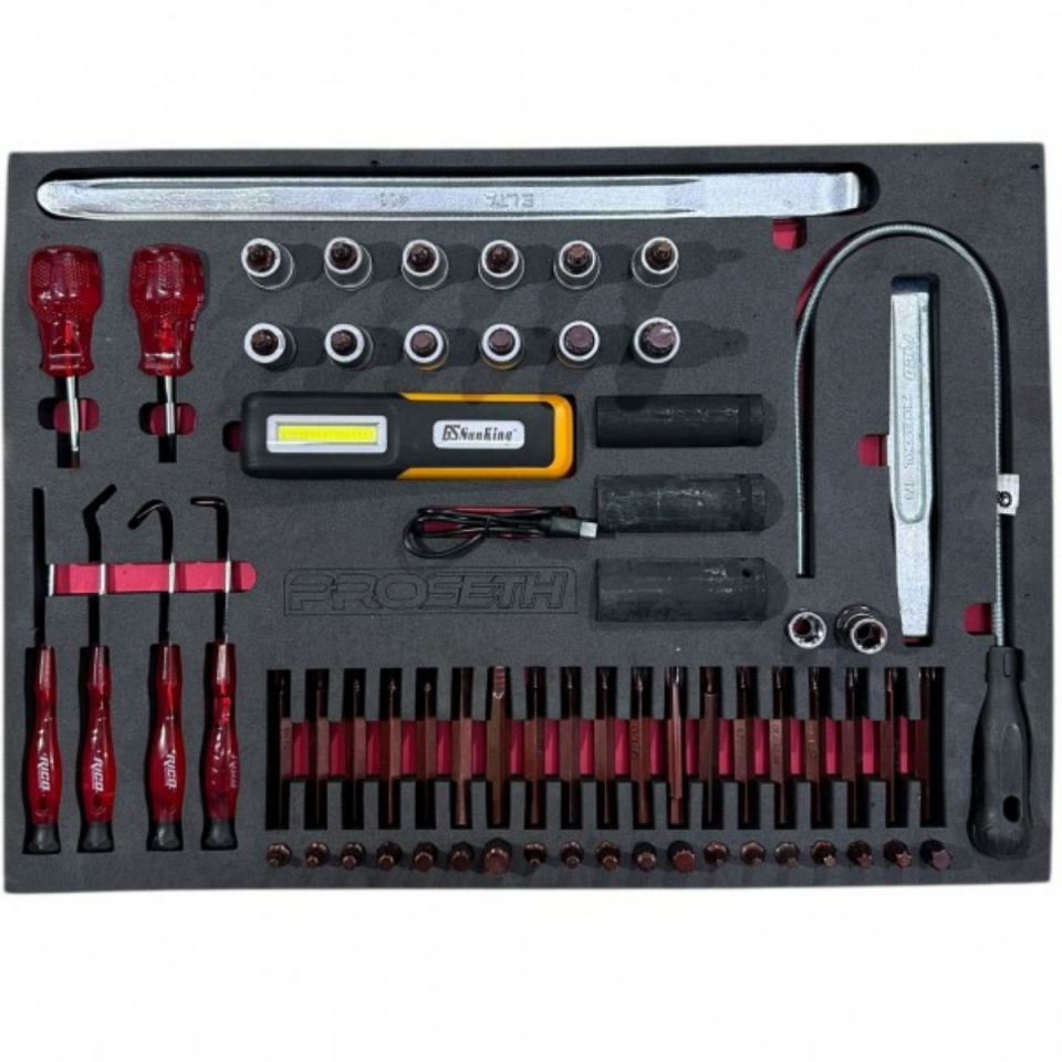 Proseth 250 Parça 6 Çekmeceli Takım Arabası