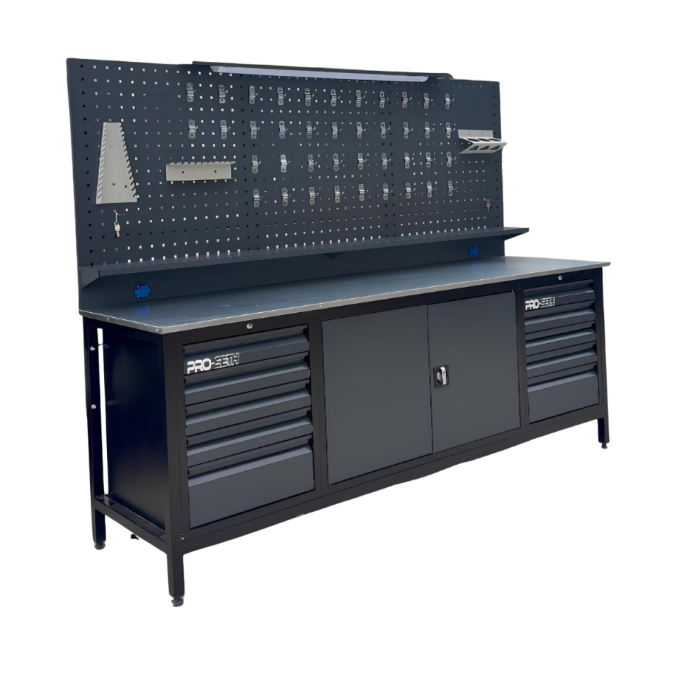 Proseth 240 cm Dolaplı Takım Tezgahı