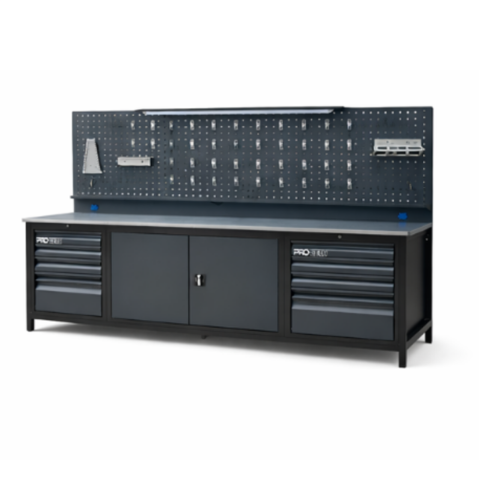 Proseth 240 cm Dolaplı Takım Tezgahı