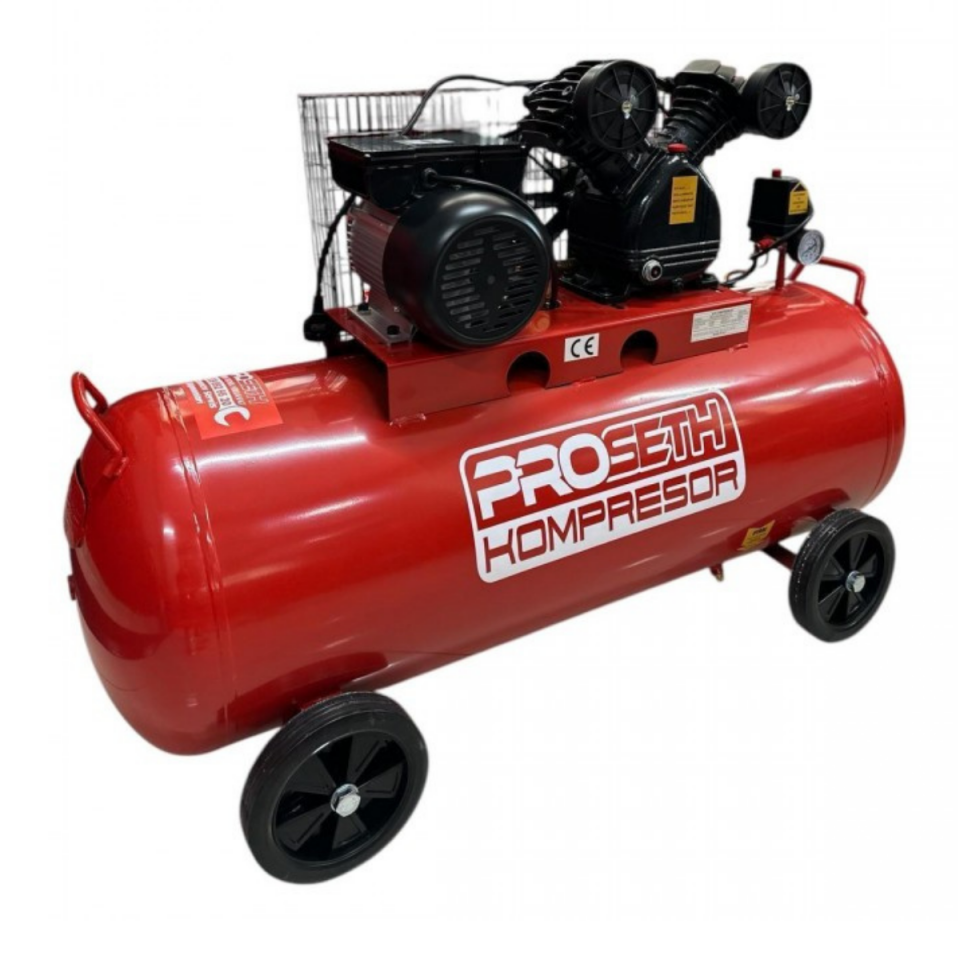 200 Litre Çift Piston 8 Bar Hava Kompresörü