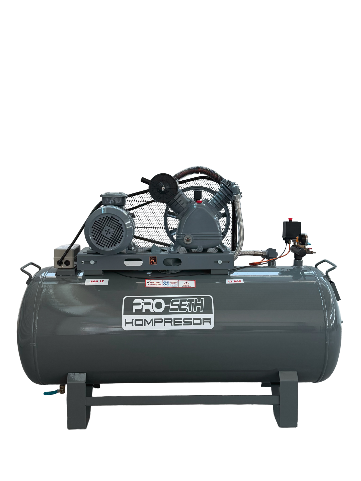 Proseth 300 Litre 2 Piston 5.5HP 12 Bar Kompresör