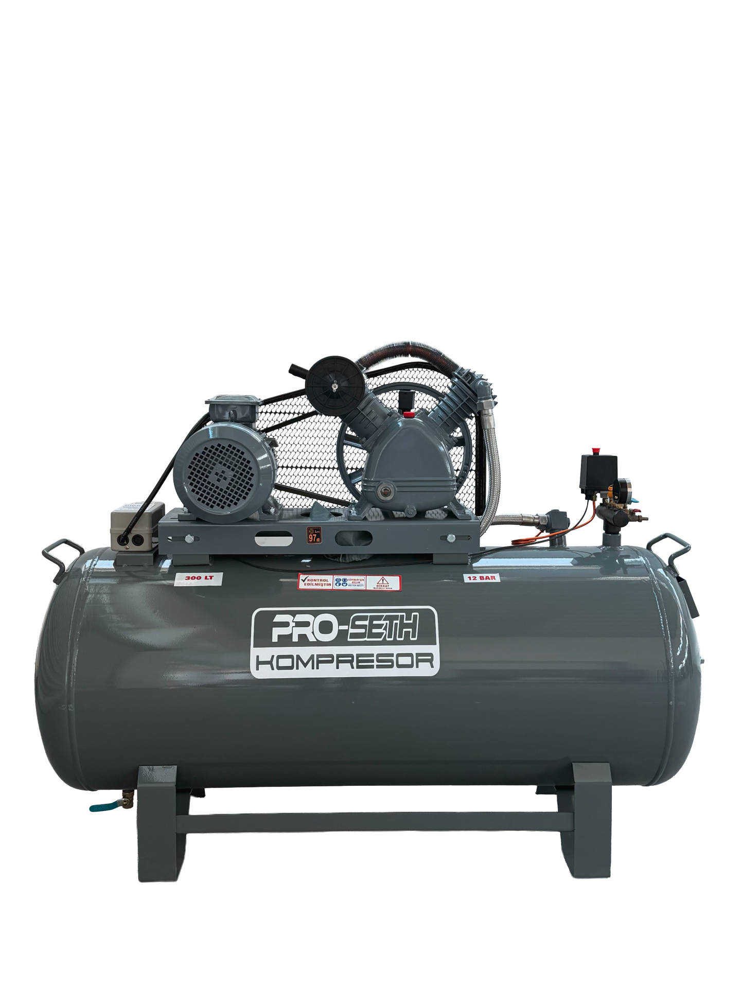 Proseth 300 Litre 2 Piston 5.5HP 12 Bar Kompresör