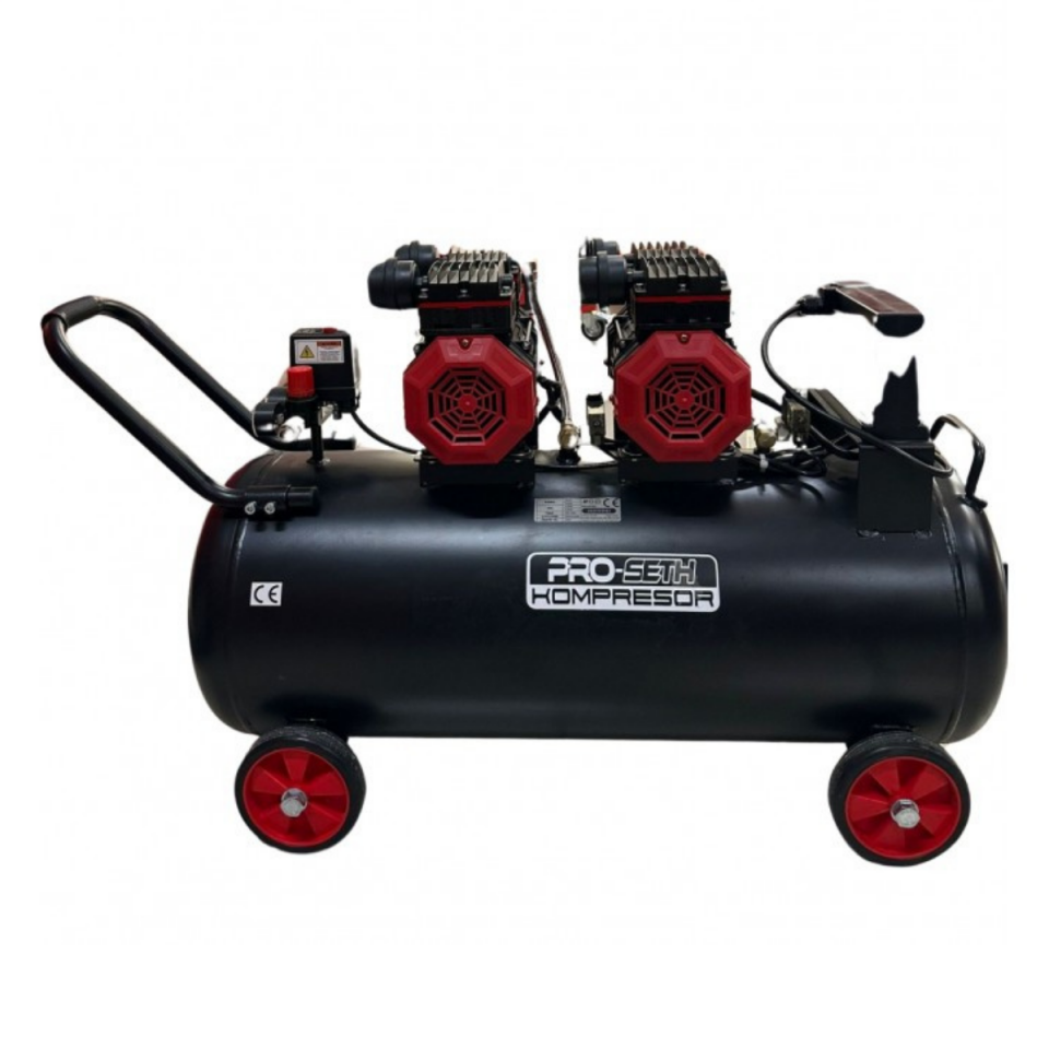 100 Litre Sessiz ve Yağsız Kompresör