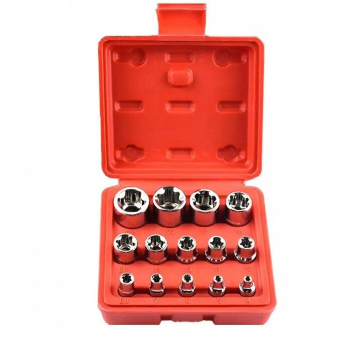 14 Parça 1/2 3/8 1/4 E Lokma Seti