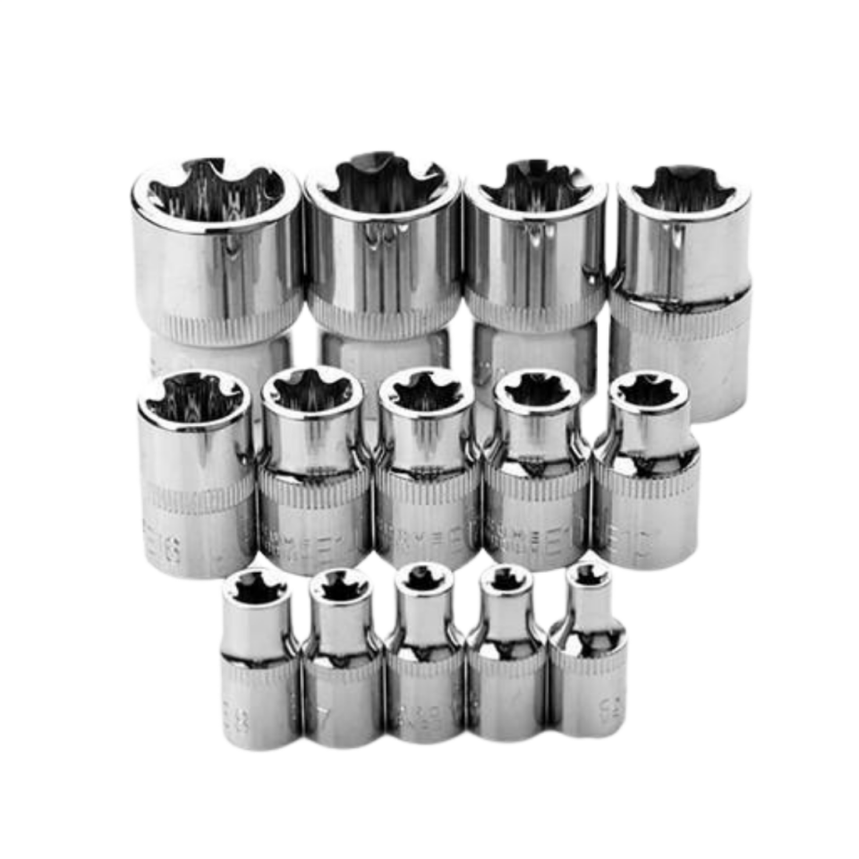 14 Parça 1/2 3/8 1/4 E Lokma Seti