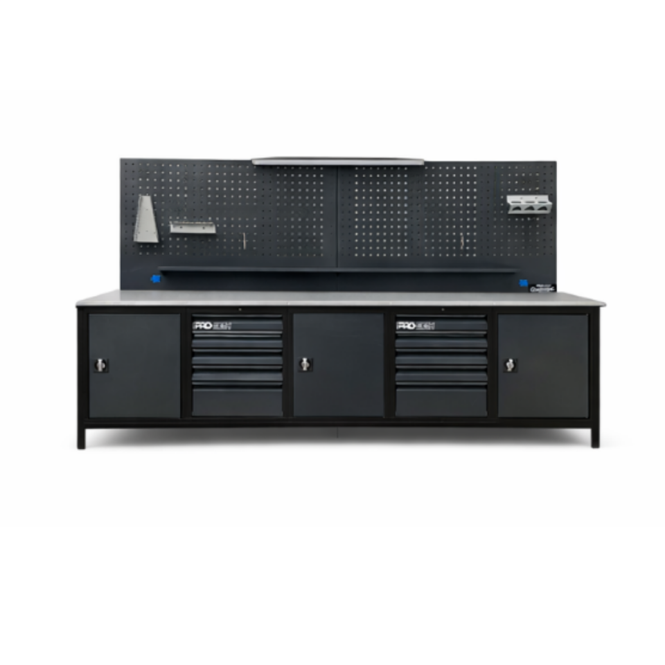 3 Metre Dolaplı 10 Çekmece Takım Tezgahı