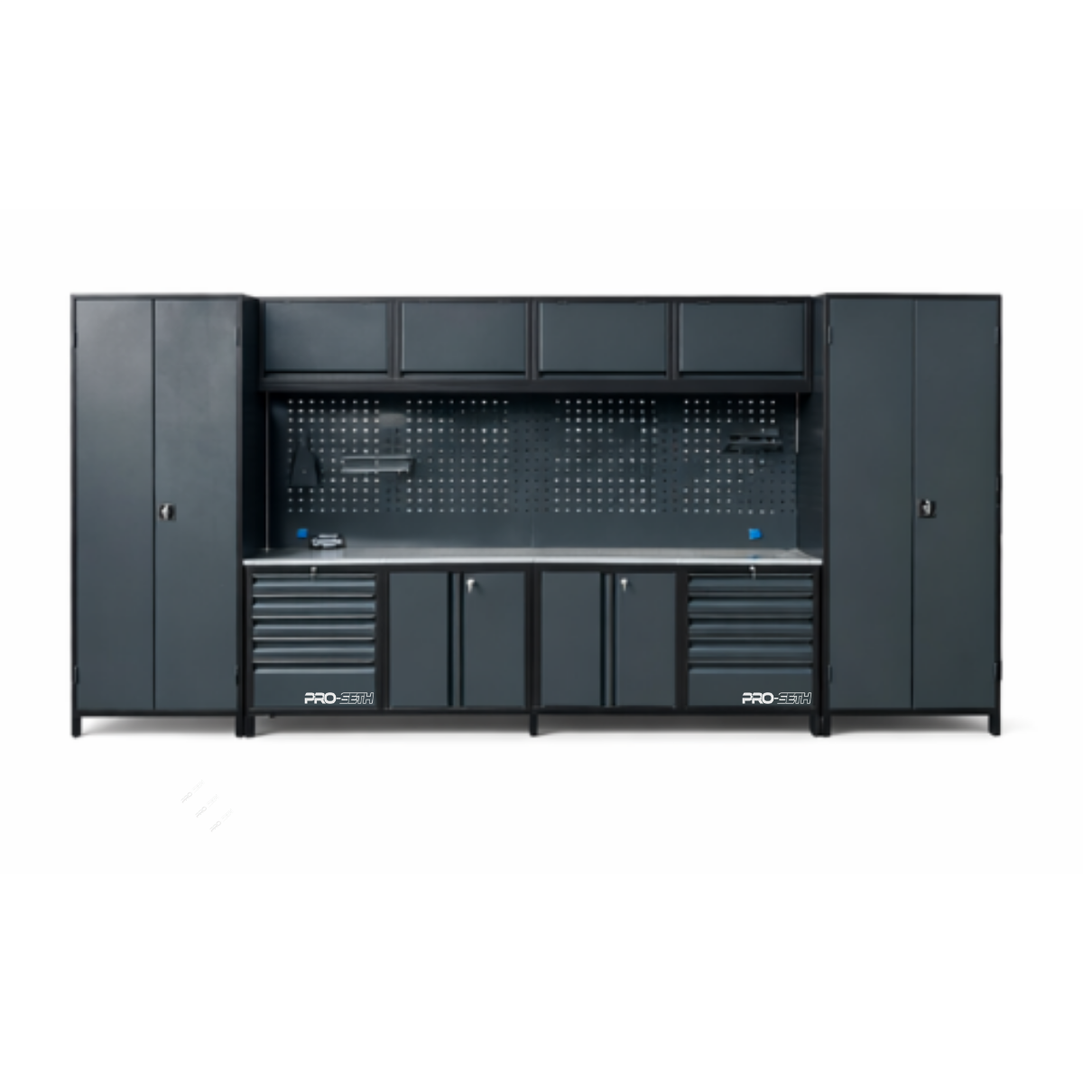 430 CM Kaynaklı Pro Dolaplı Takım Tezgahı