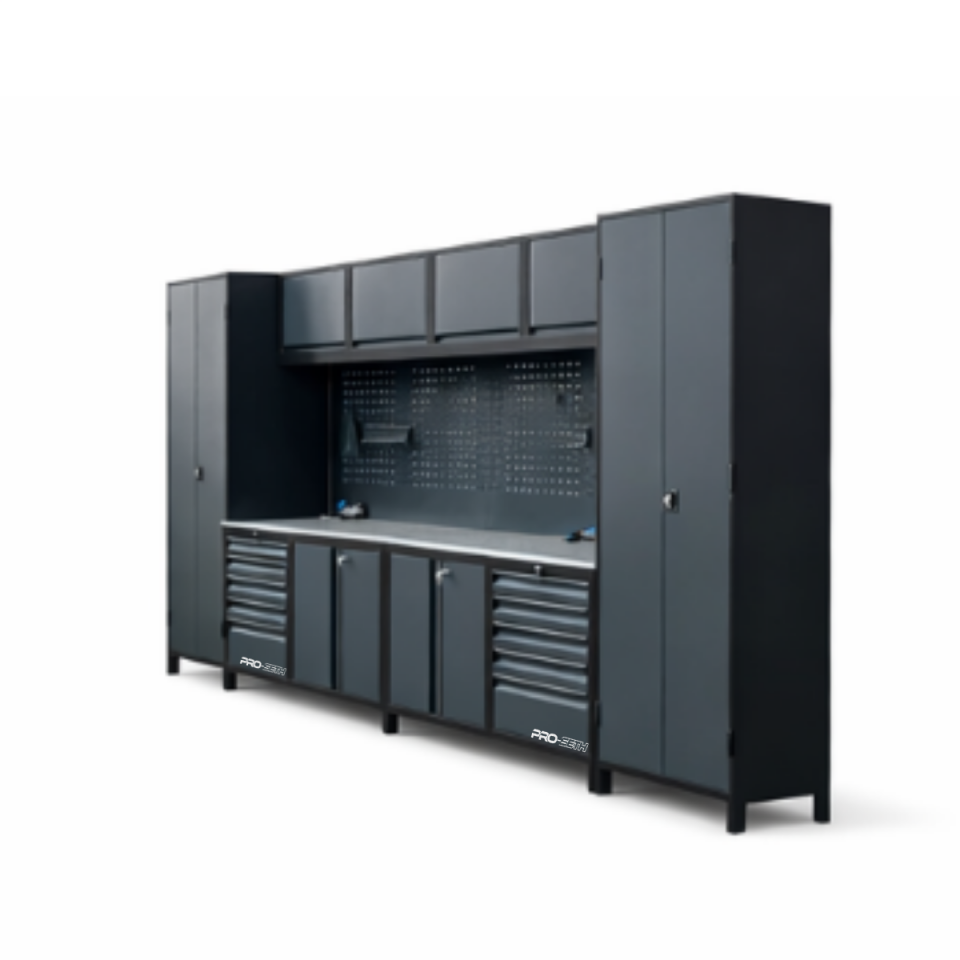 430 CM Kaynaklı Pro Dolaplı Takım Tezgahı