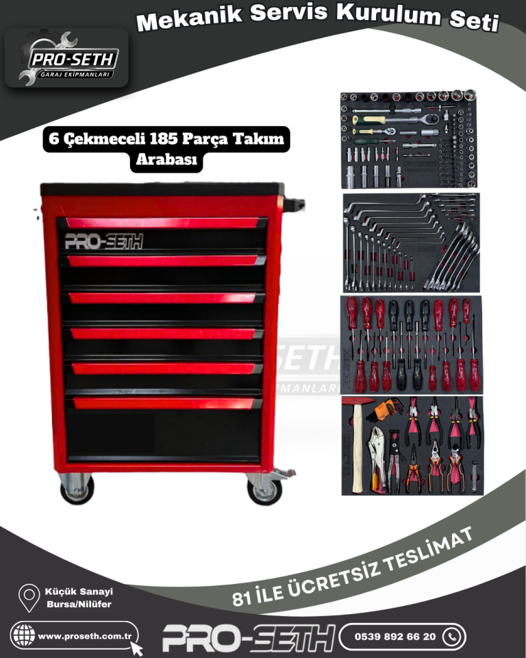 Mekanik Servis Kurulum Seti