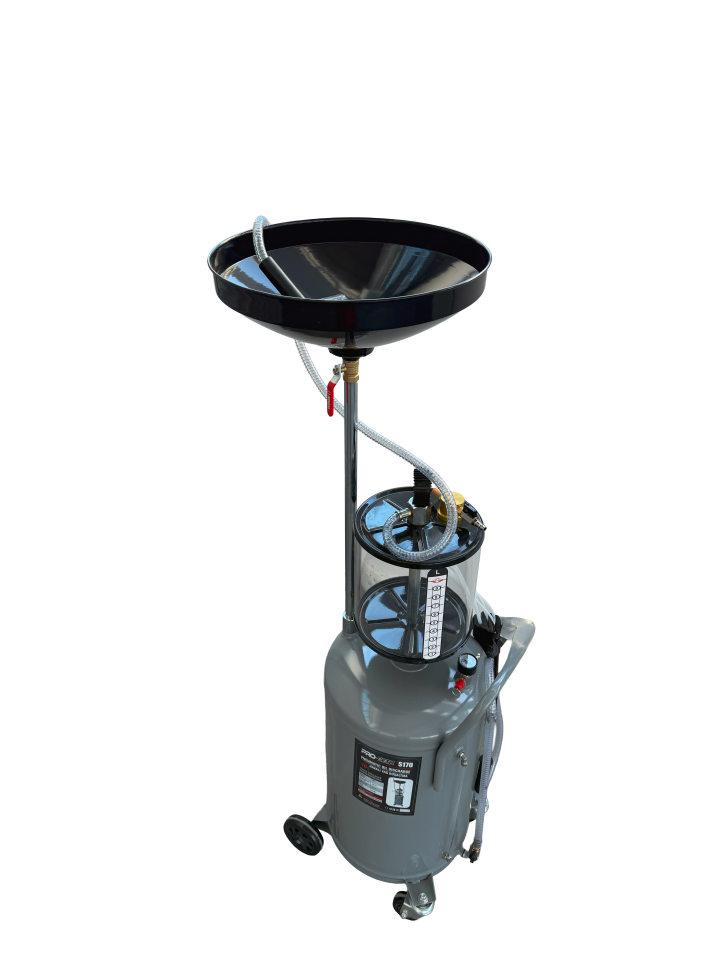Pro-seth 70+10 Litre Kartelden Emme Havalı Yağ Boşaltma Tankı