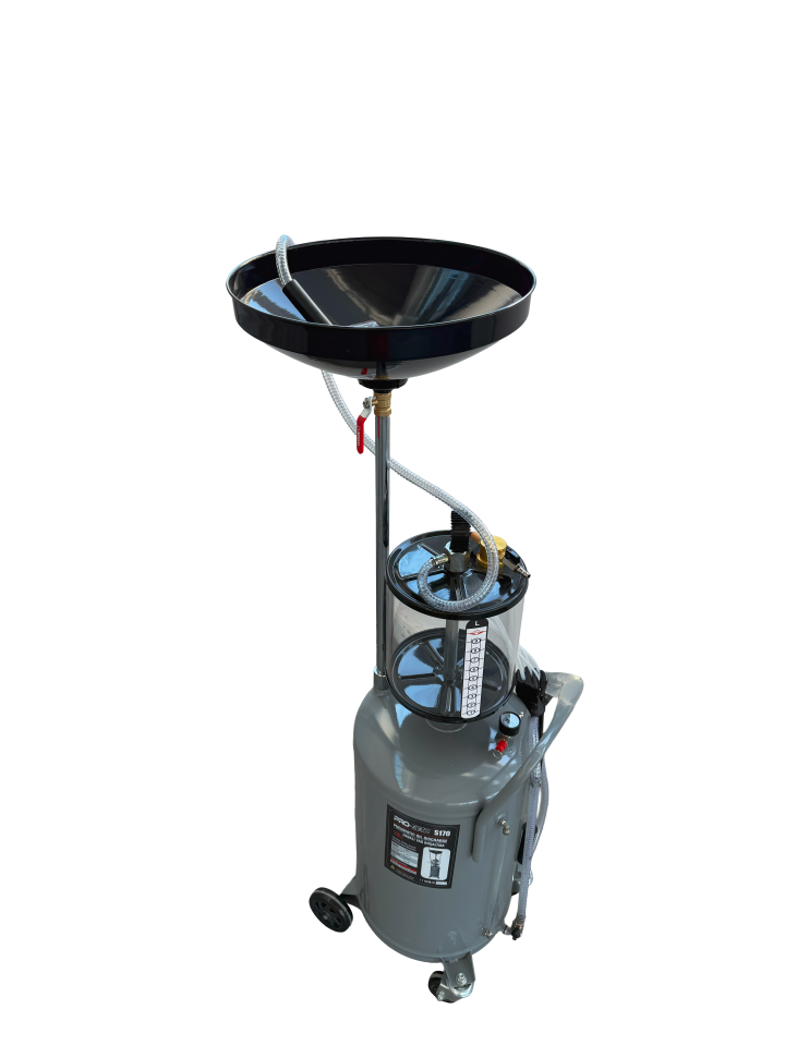 Pro-seth 70+10 Litre Kartelden Emme Havalı Yağ Boşaltma Tankı